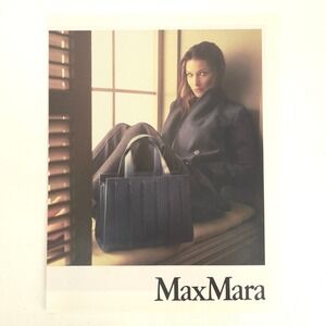 Max Mara Whitney Bag Print Ad Bella Hadid Steven Meisel Collector Wall Display